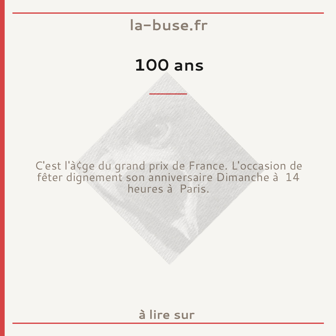 100 ans