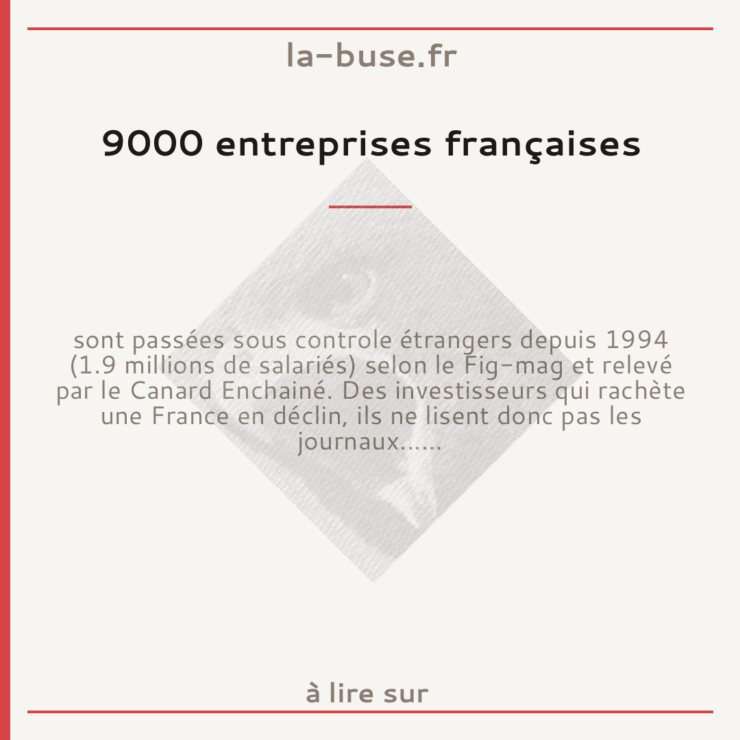 9000 entreprises françaises