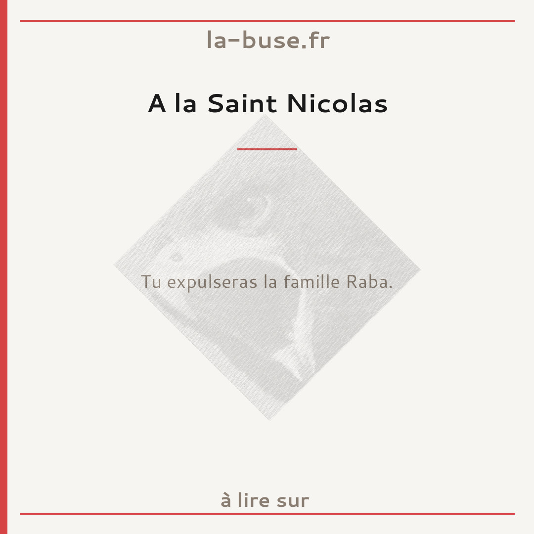 A la Saint Nicolas