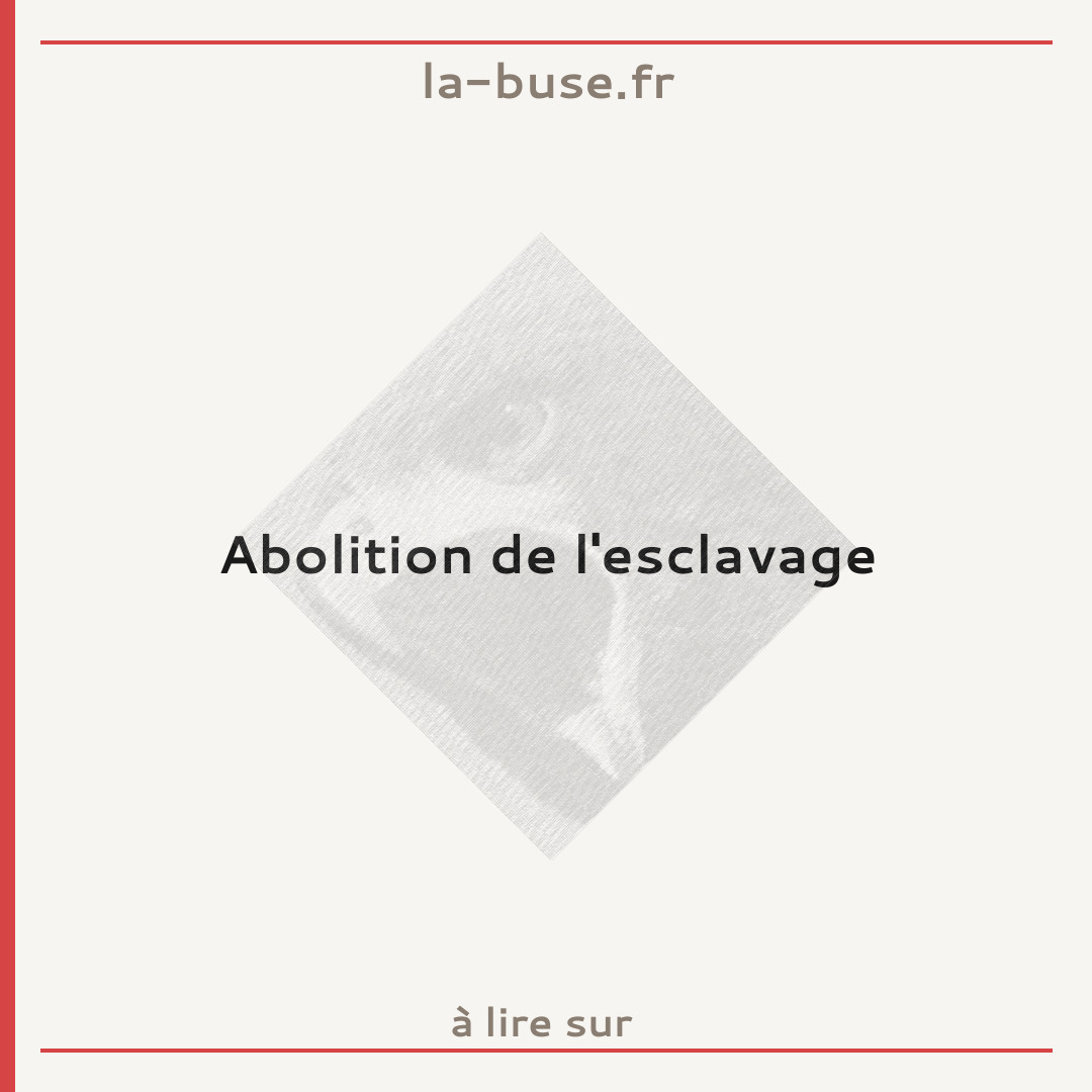 Abolition de l'esclavage