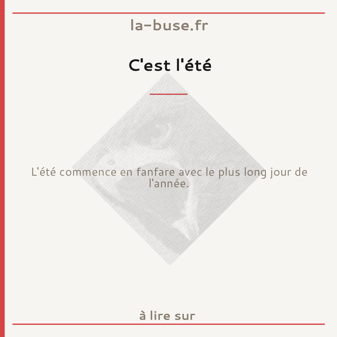 C'est l'été