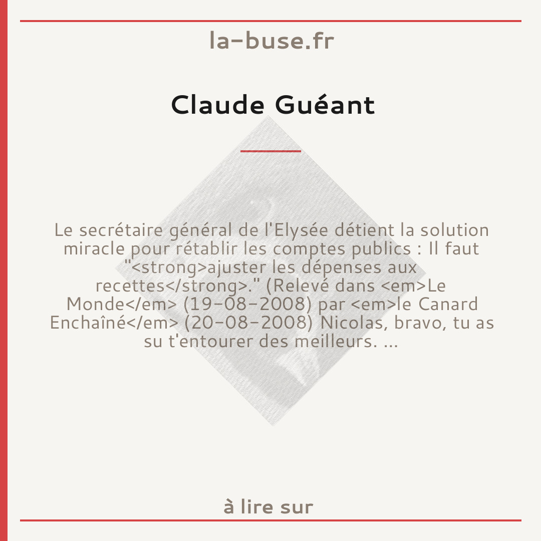Claude Guéant