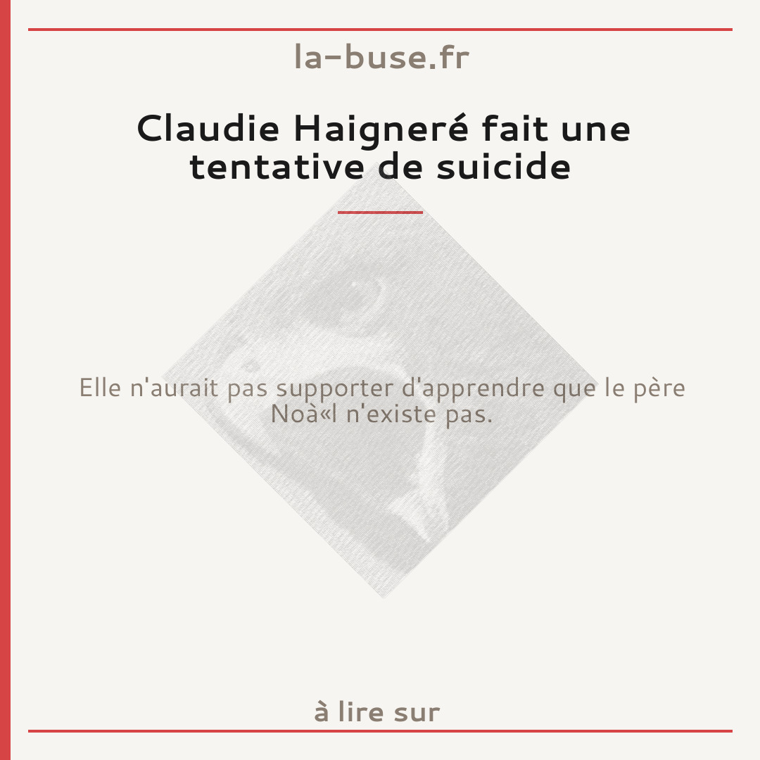 Claudie Haigneré fait une tentative de suicide
