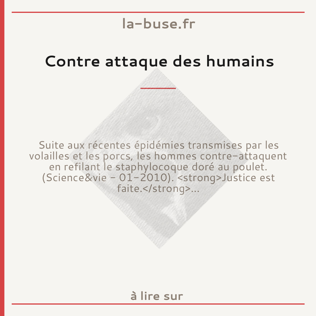 Contre attaque des humains