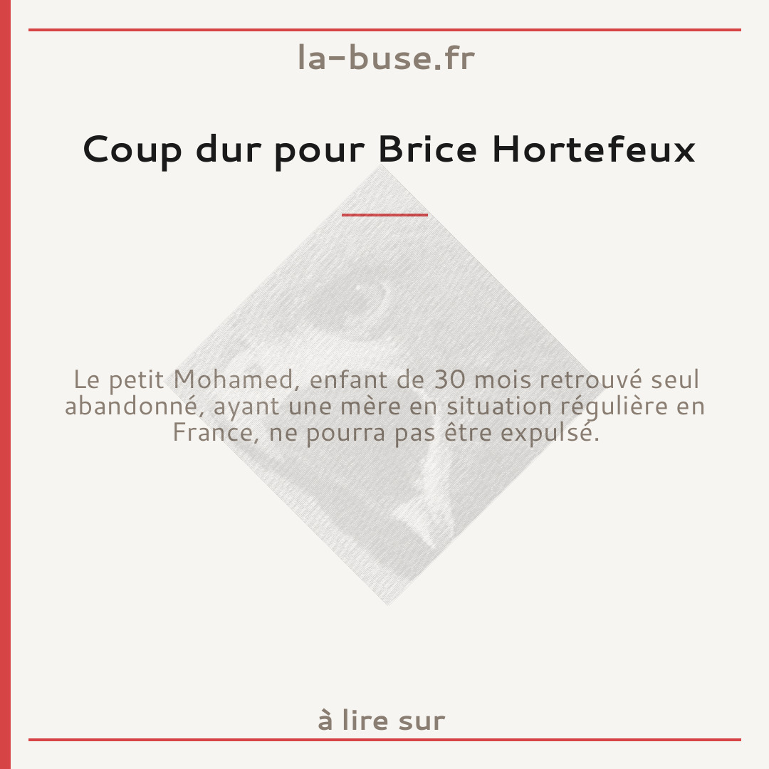 Coup dur pour Brice Hortefeux