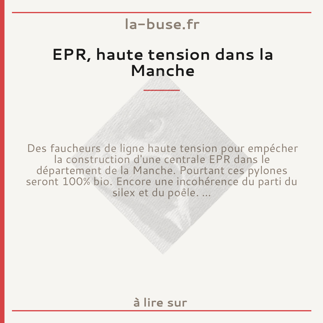 EPR, haute tension dans la Manche