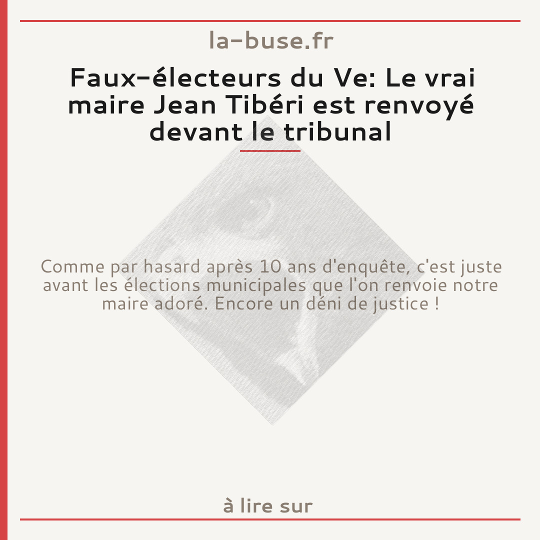 Faux-électeurs du Ve: Le vrai maire Jean Tibéri est renvoyé devant le tribunal