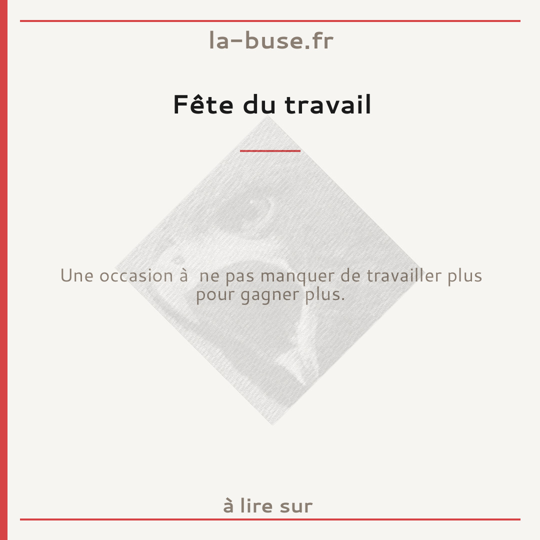 Fête du travail