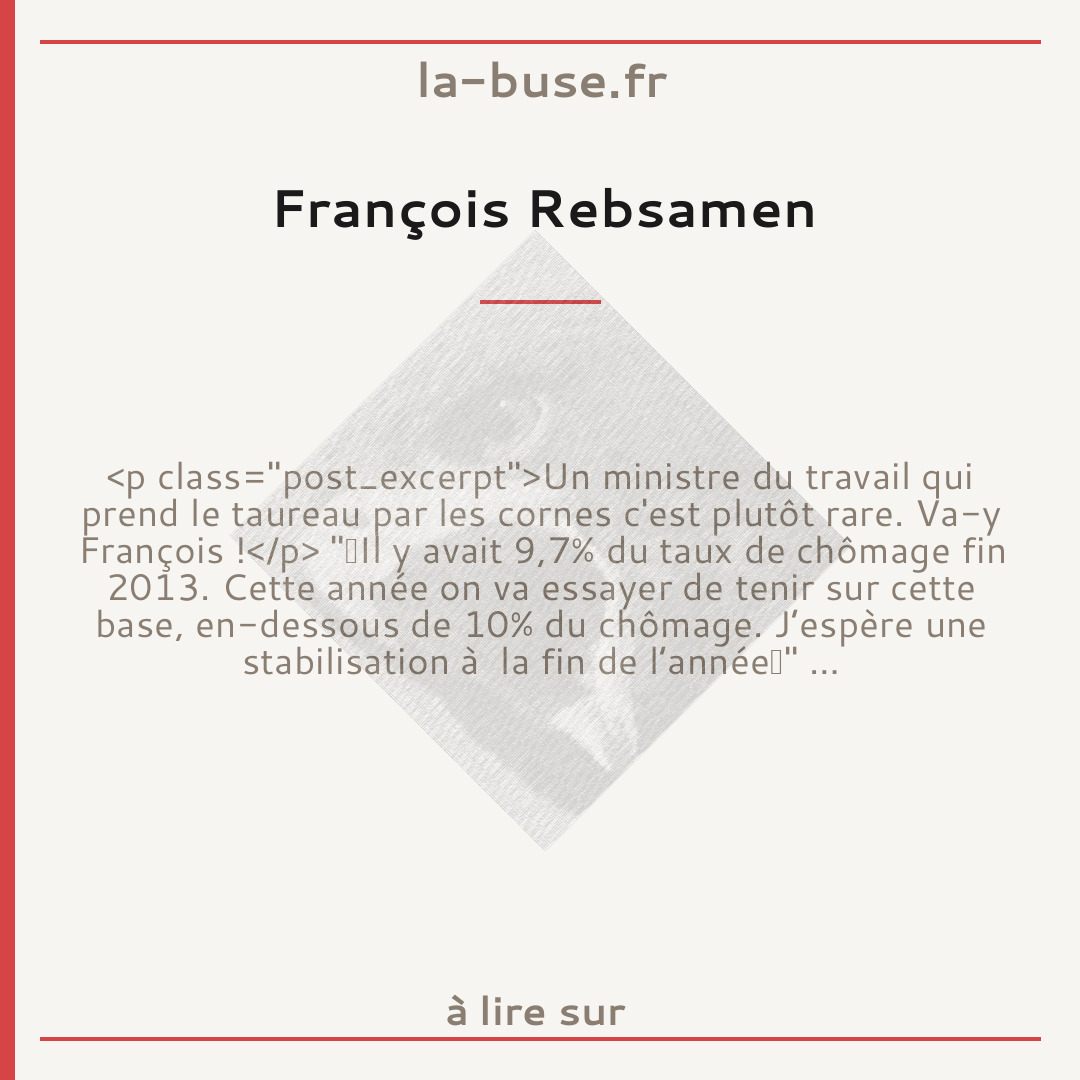 François Rebsamen