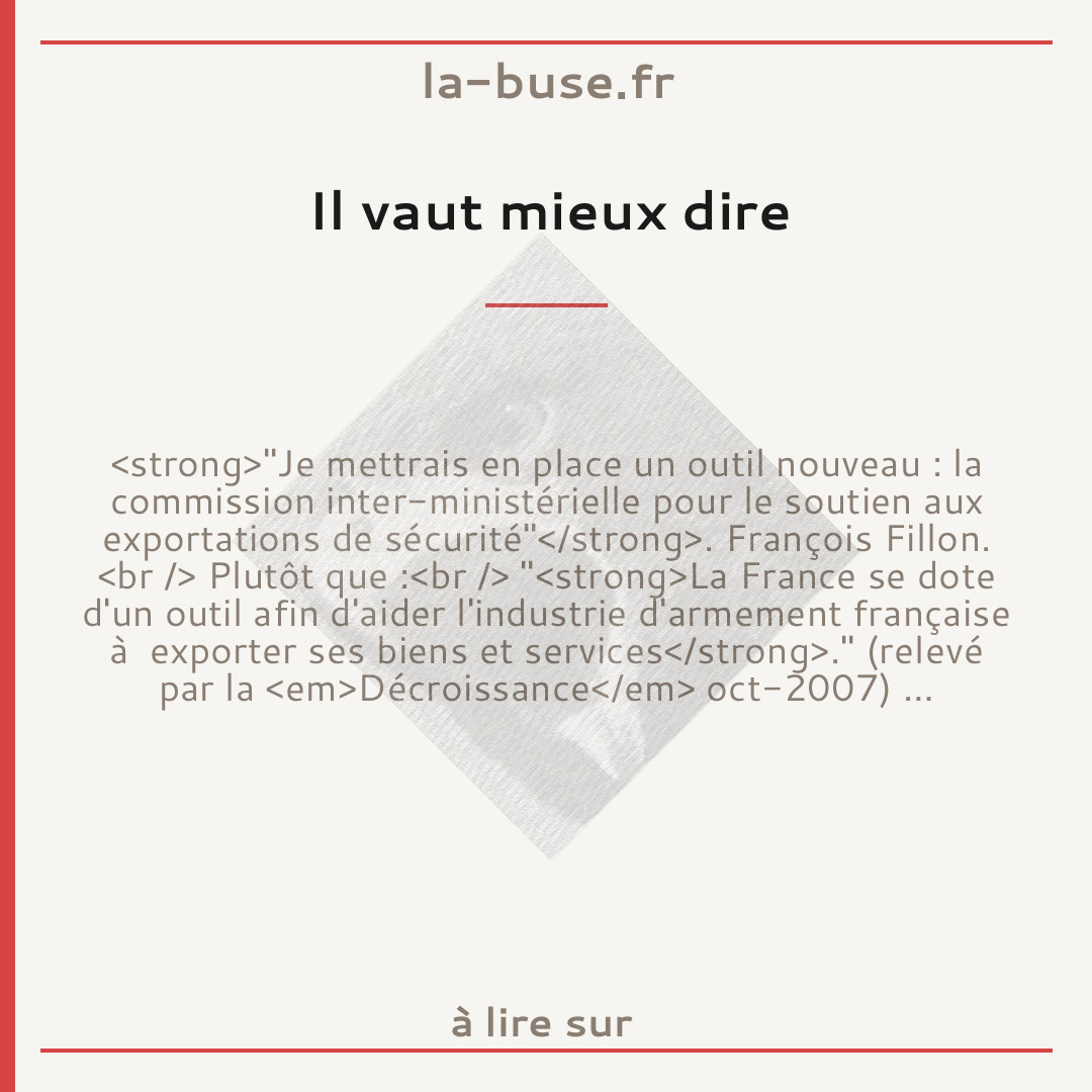 Il vaut mieux dire