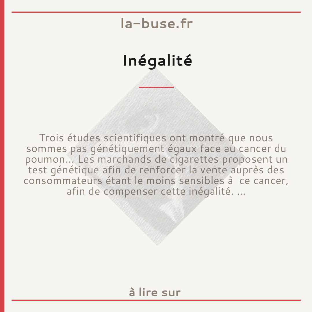 Inégalité
