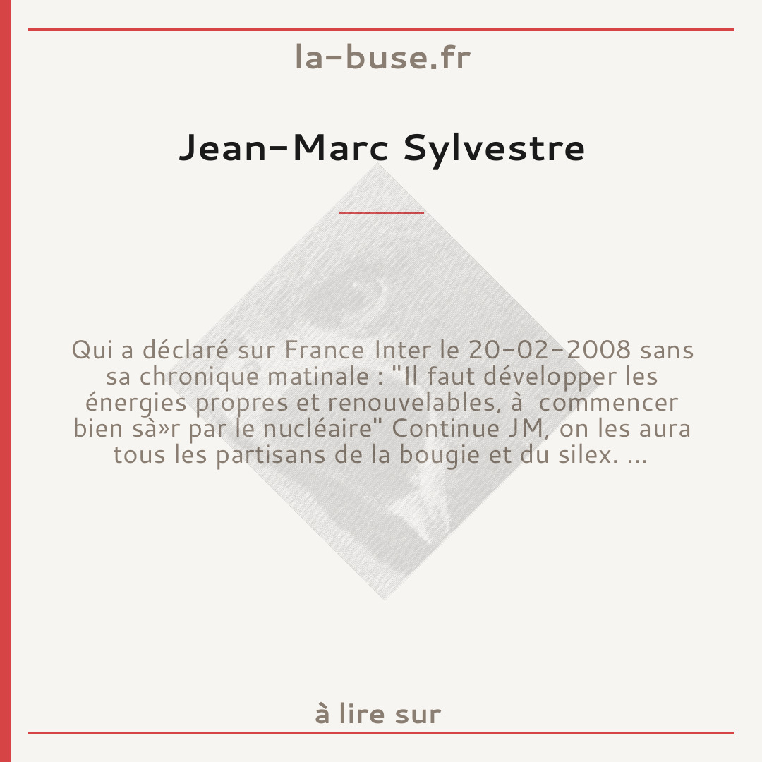 Jean-Marc Sylvestre