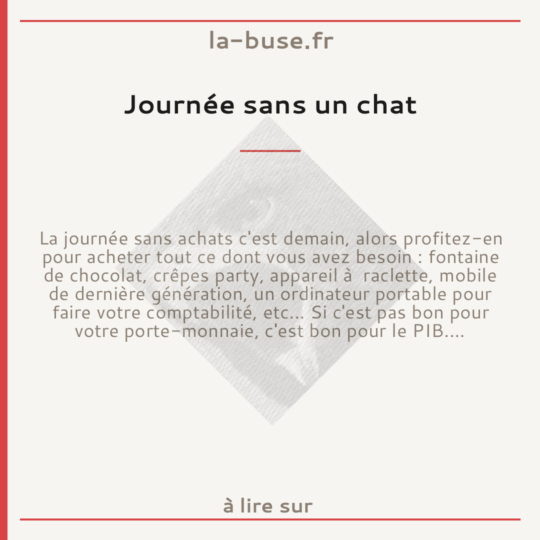 Journée sans un chat
