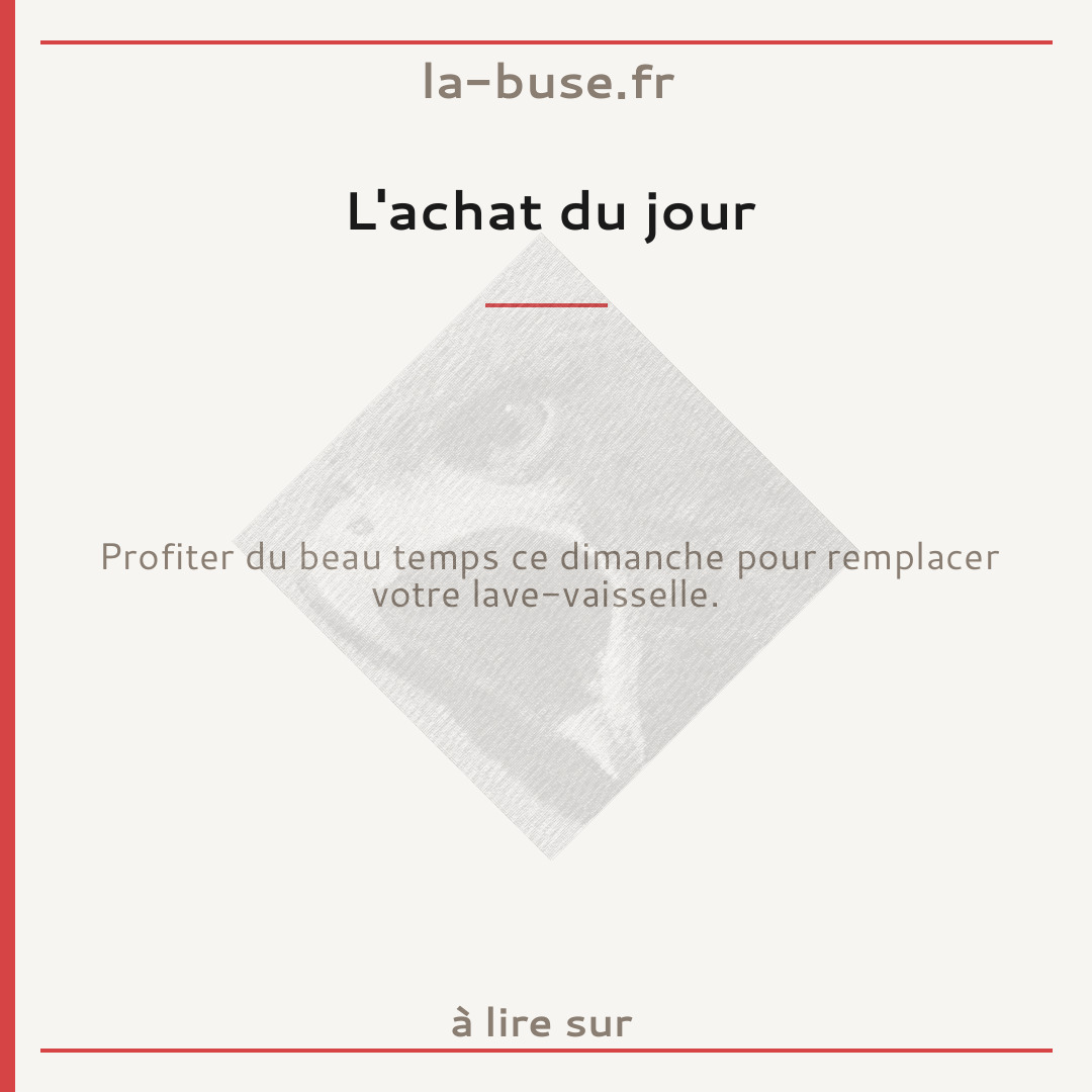 L'achat du jour