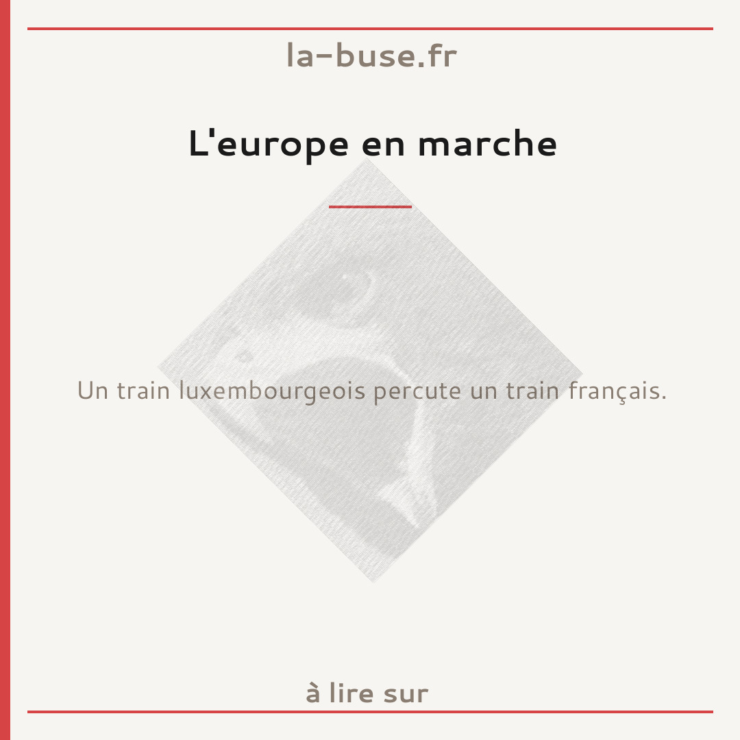 L'europe en marche