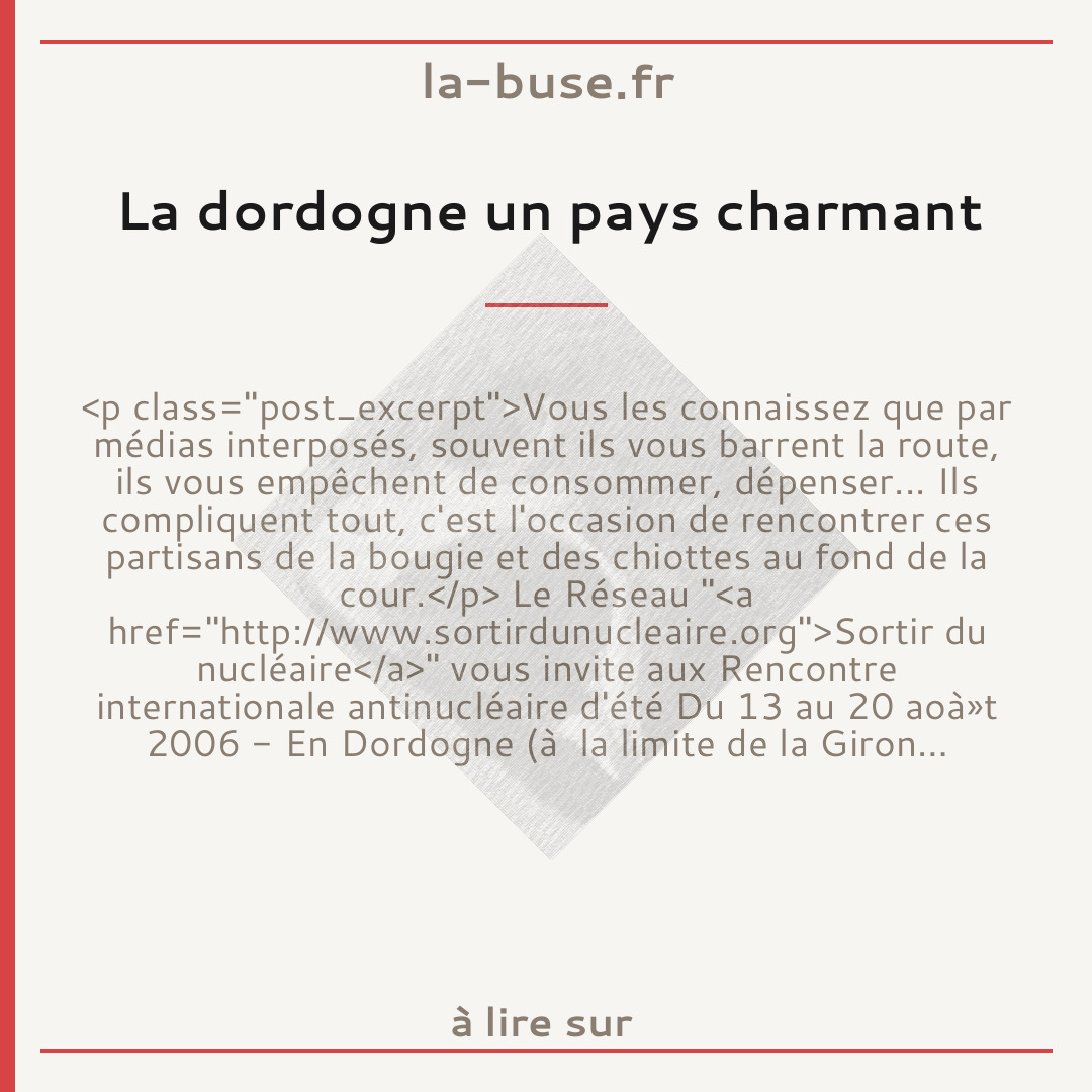 La dordogne un pays charmant