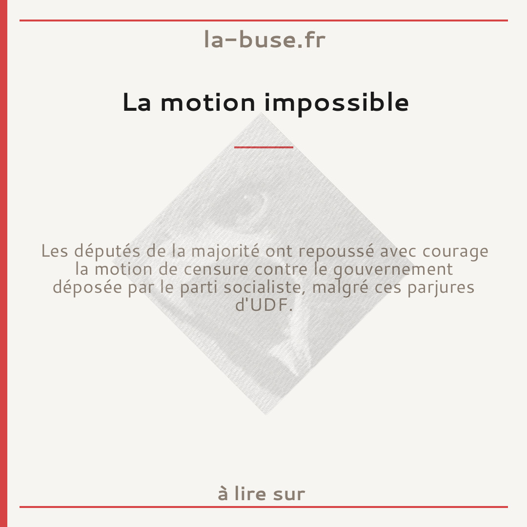 La motion impossible