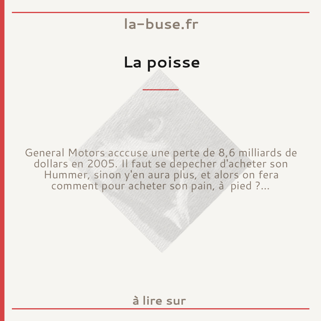 La poisse