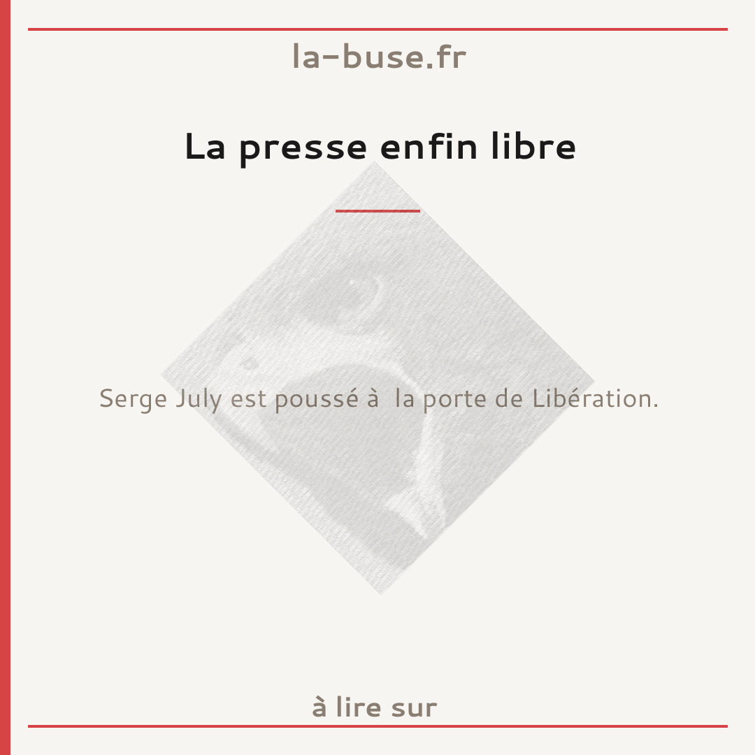 La presse enfin libre