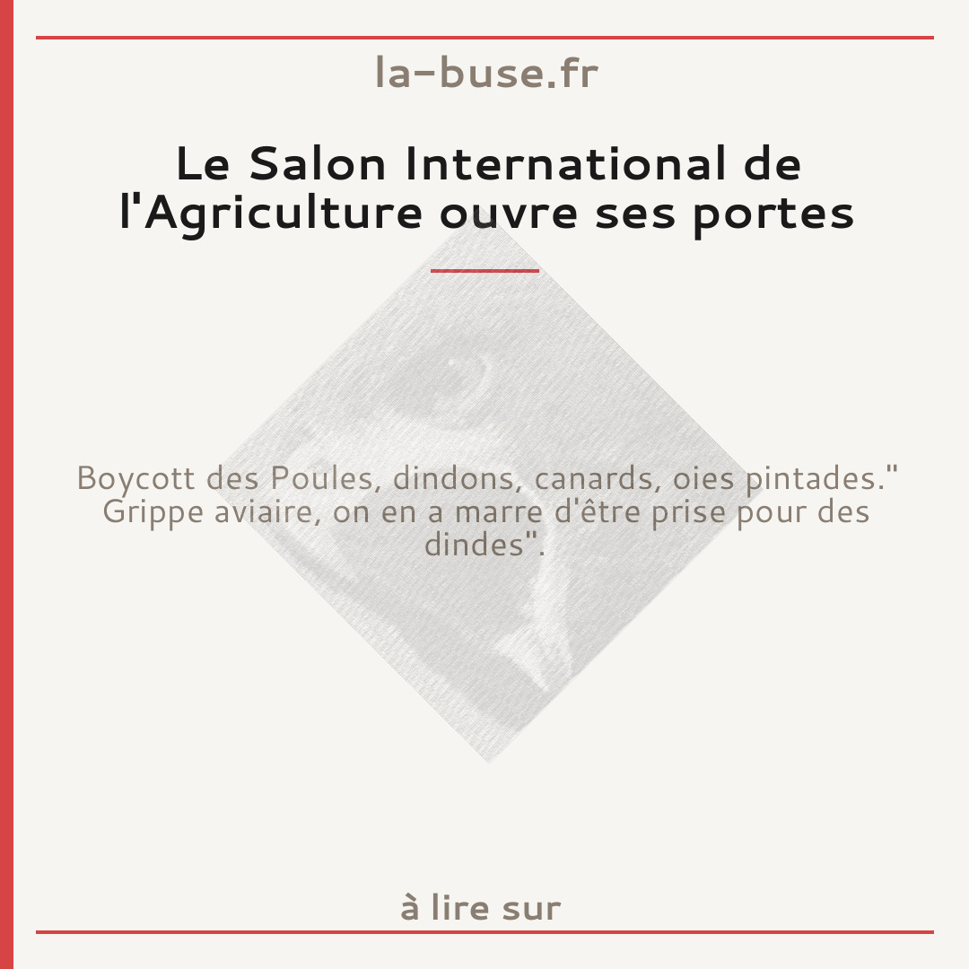 Le Salon International de l'Agriculture ouvre ses portes