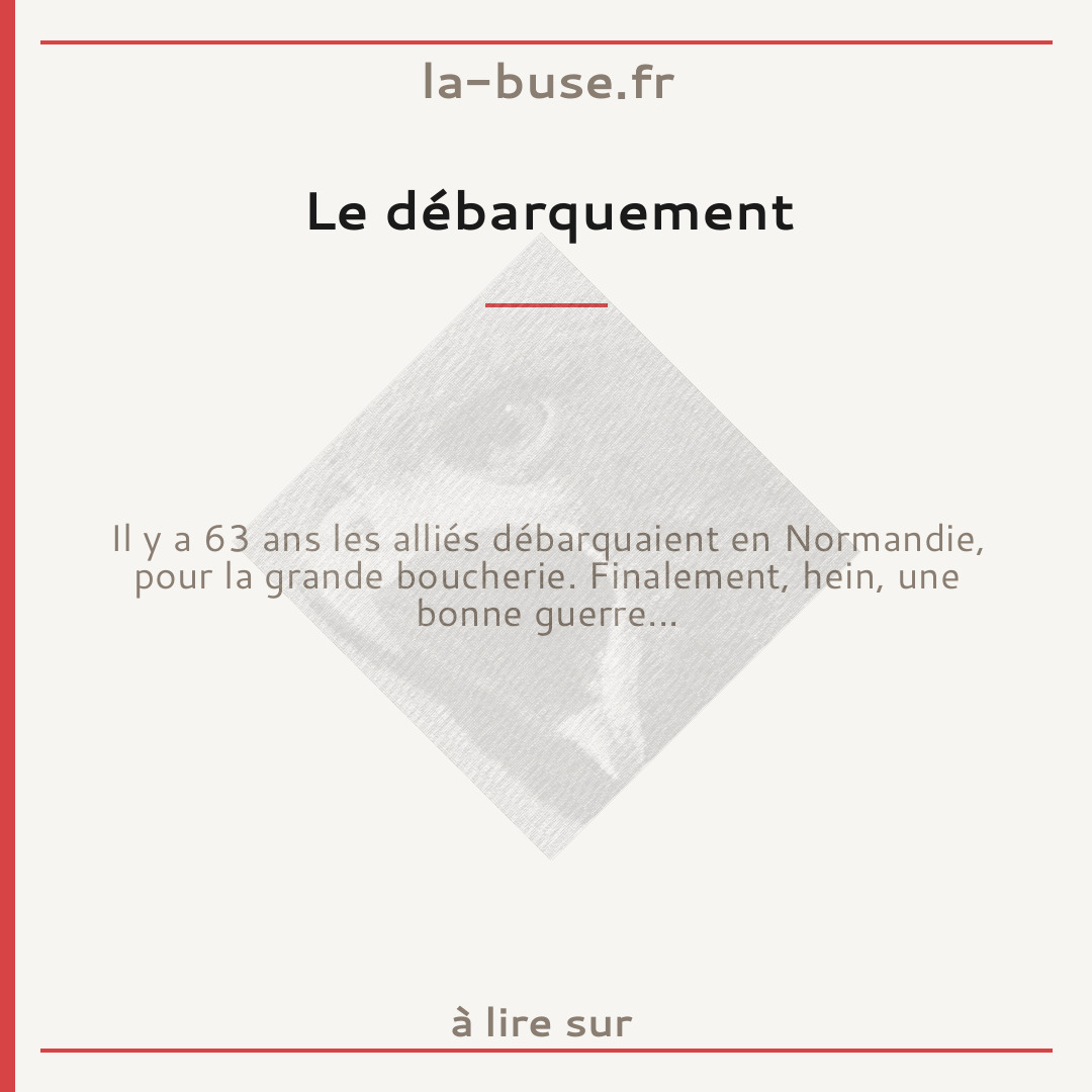 Le débarquement