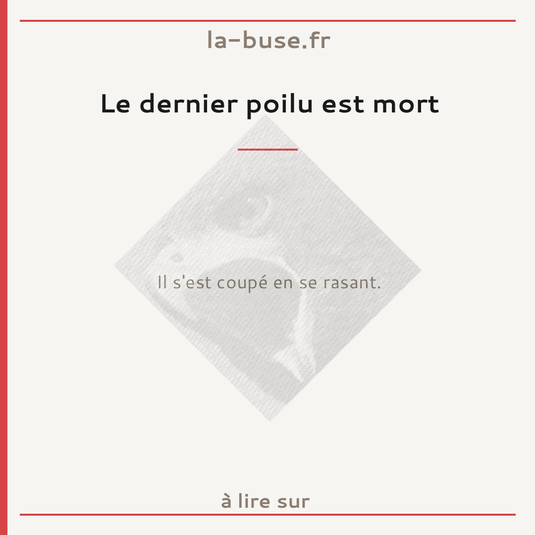 Le dernier poilu est mort