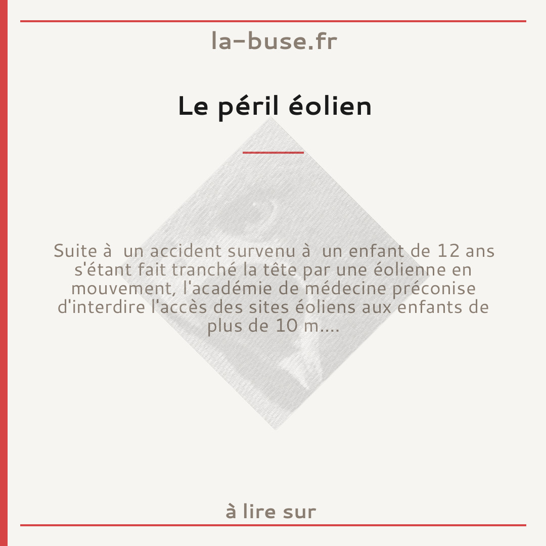 Le péril éolien