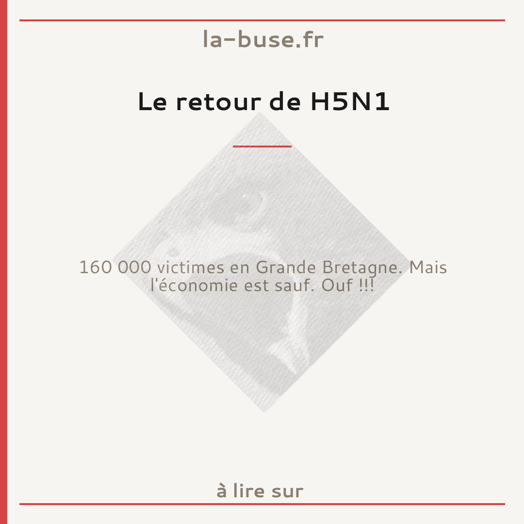Le retour de H5N1