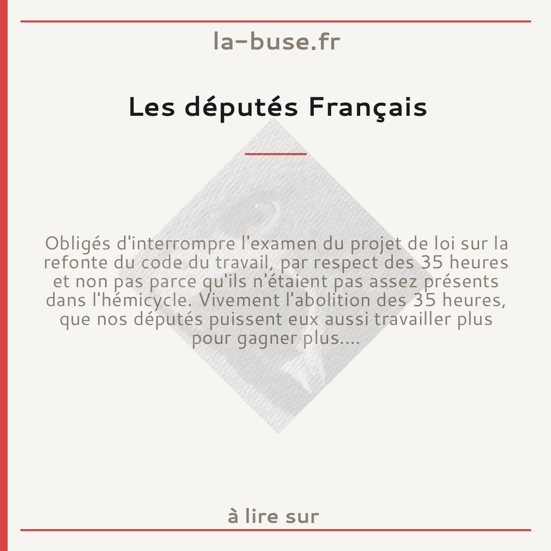 Les députés Français