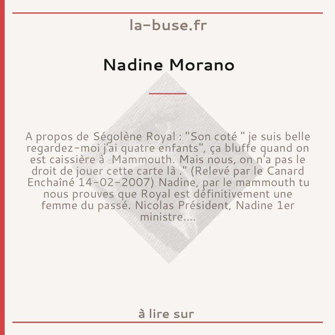 Nadine Morano