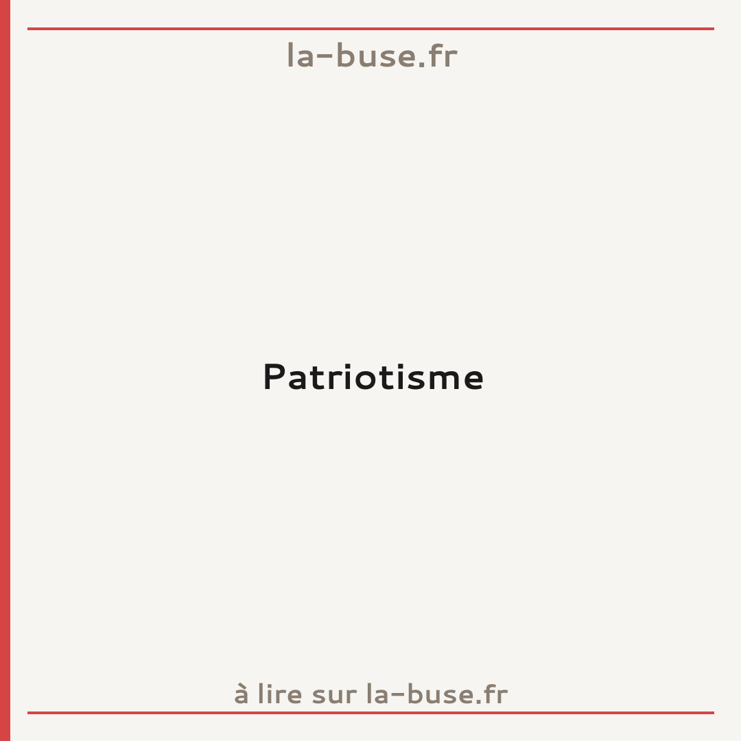 Patriotisme