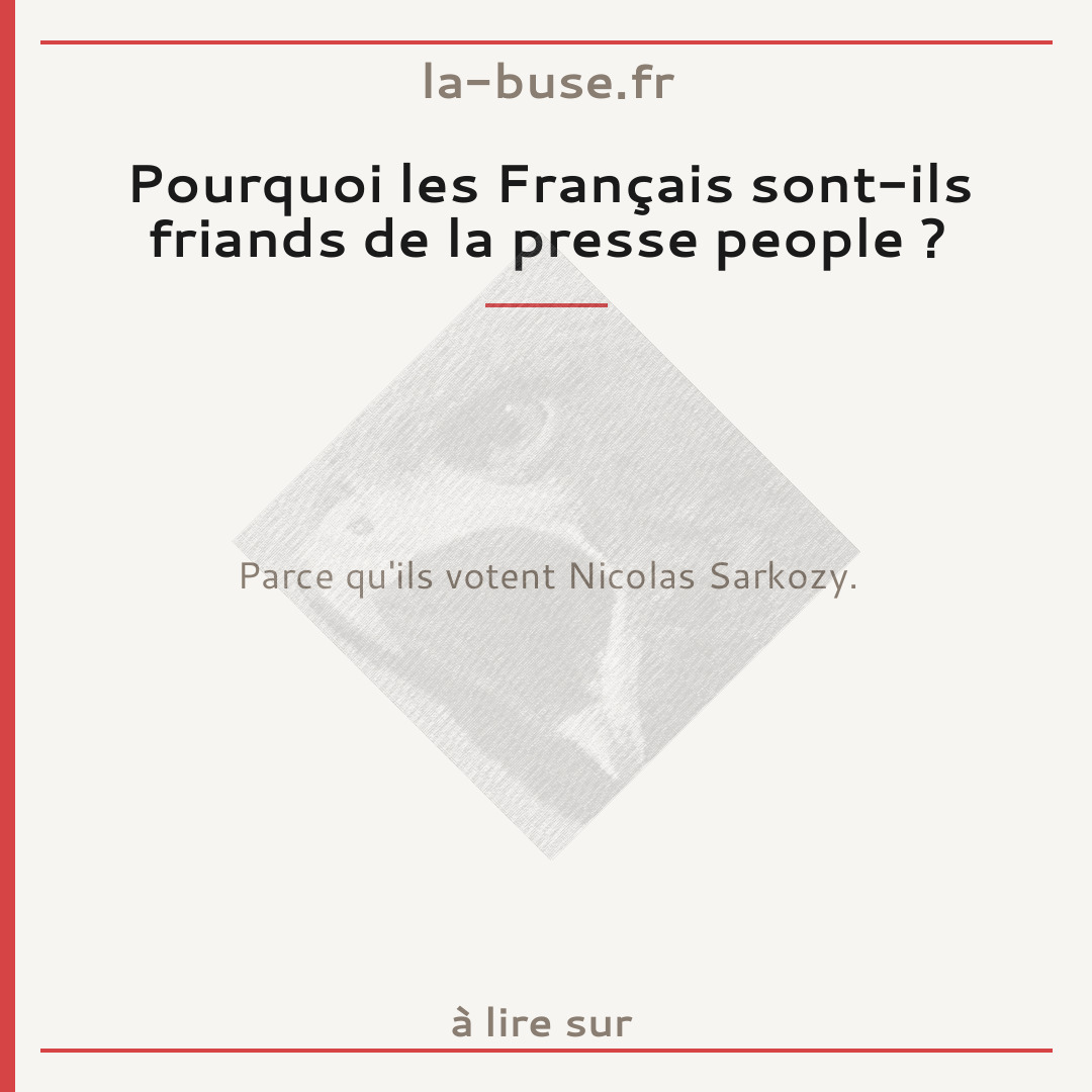 Pourquoi les Français sont-ils friands de la presse people ?