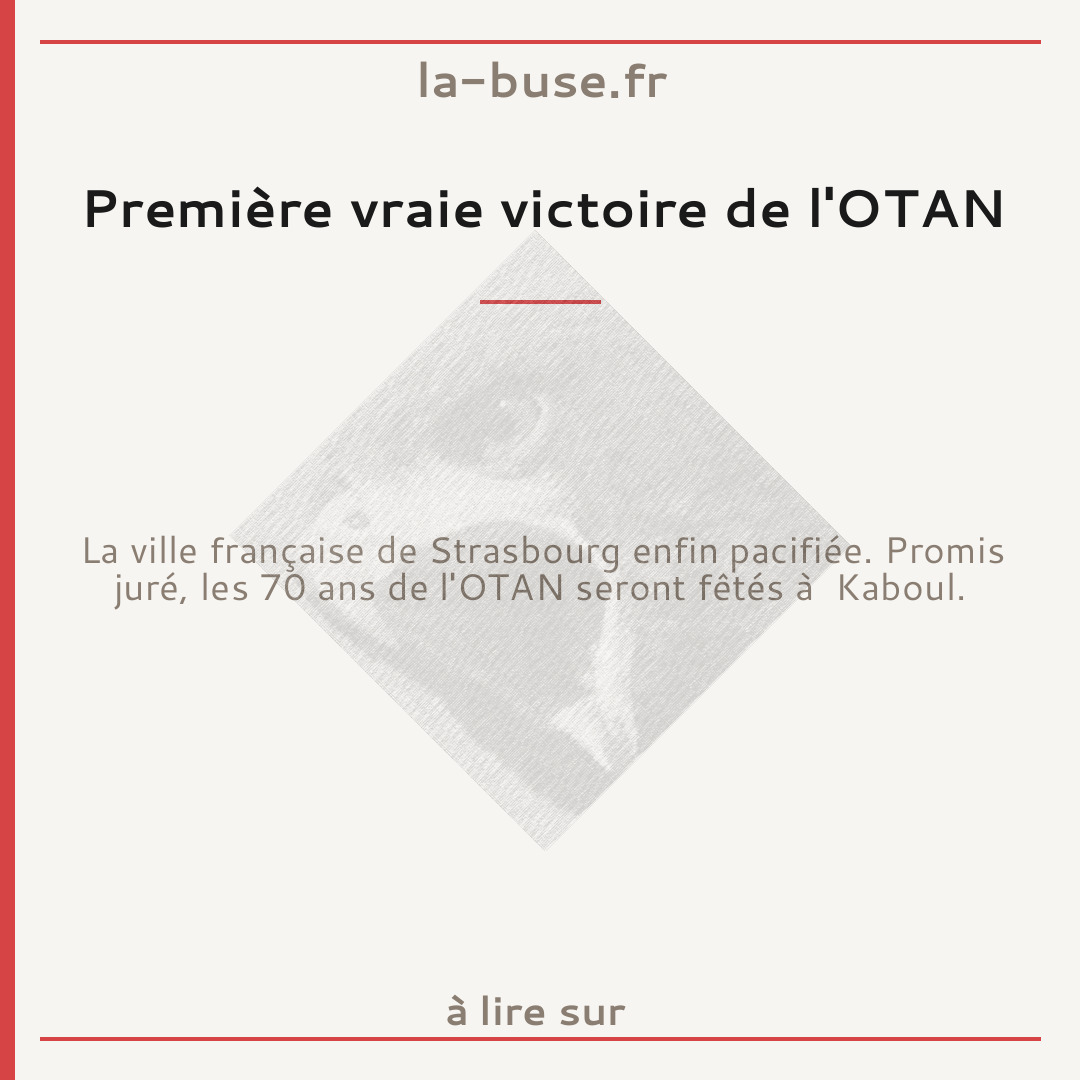 Première vraie victoire de l'OTAN