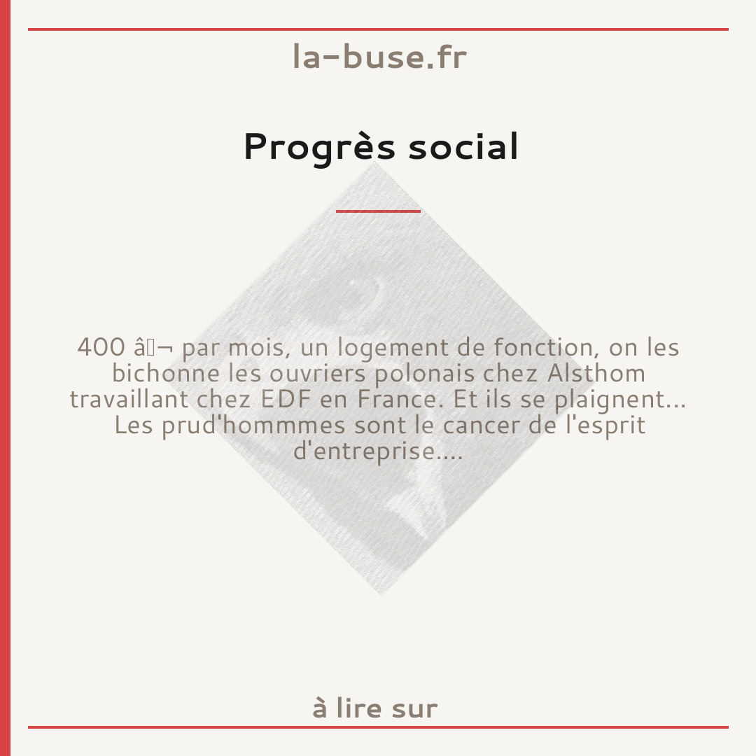 Progrès social