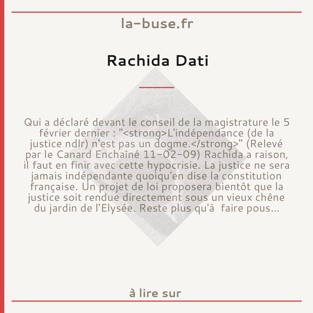 Rachida Dati