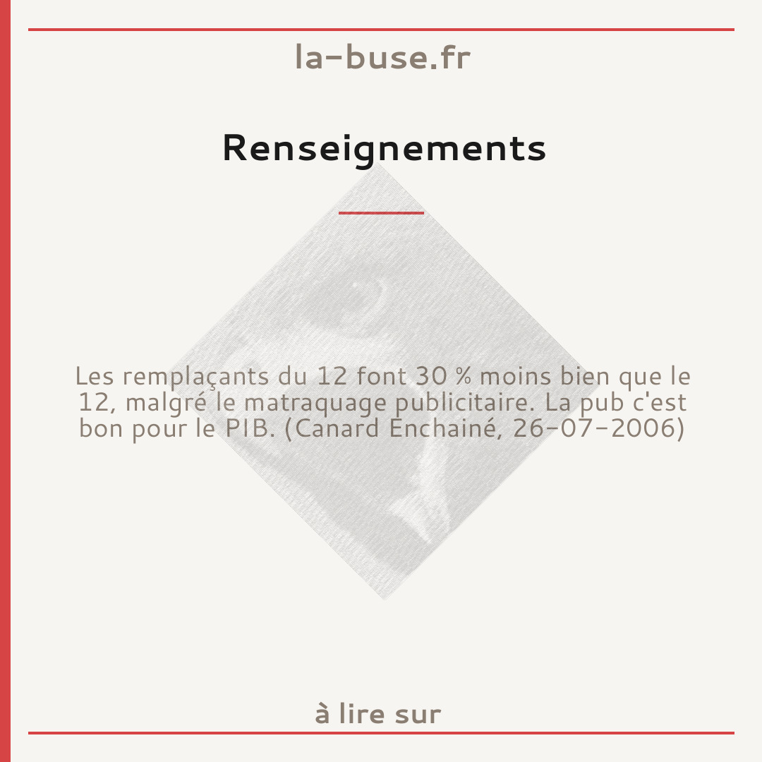 Renseignements