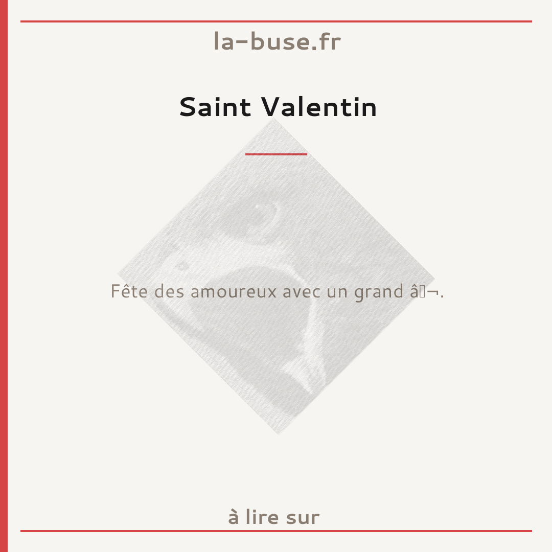 Saint Valentin