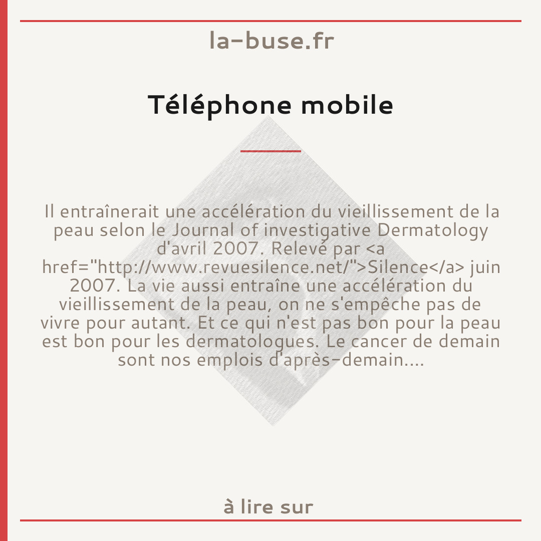 Téléphone mobile