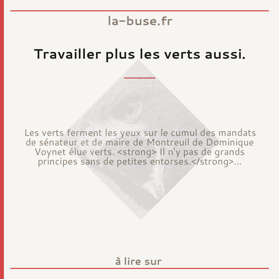 Travailler plus les verts aussi.