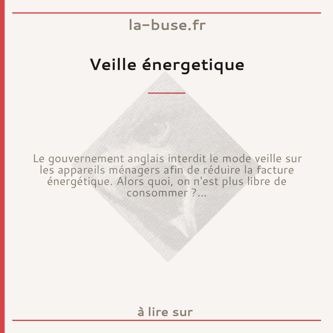 Veille énergetique