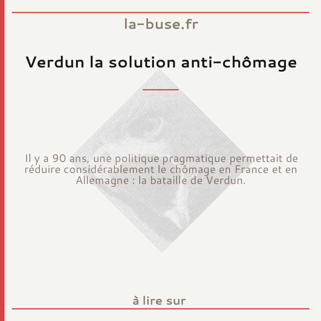 Verdun la solution anti-chômage