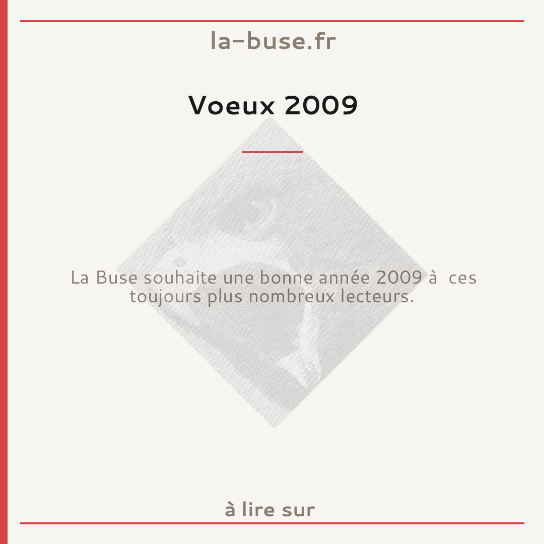 Voeux 2009