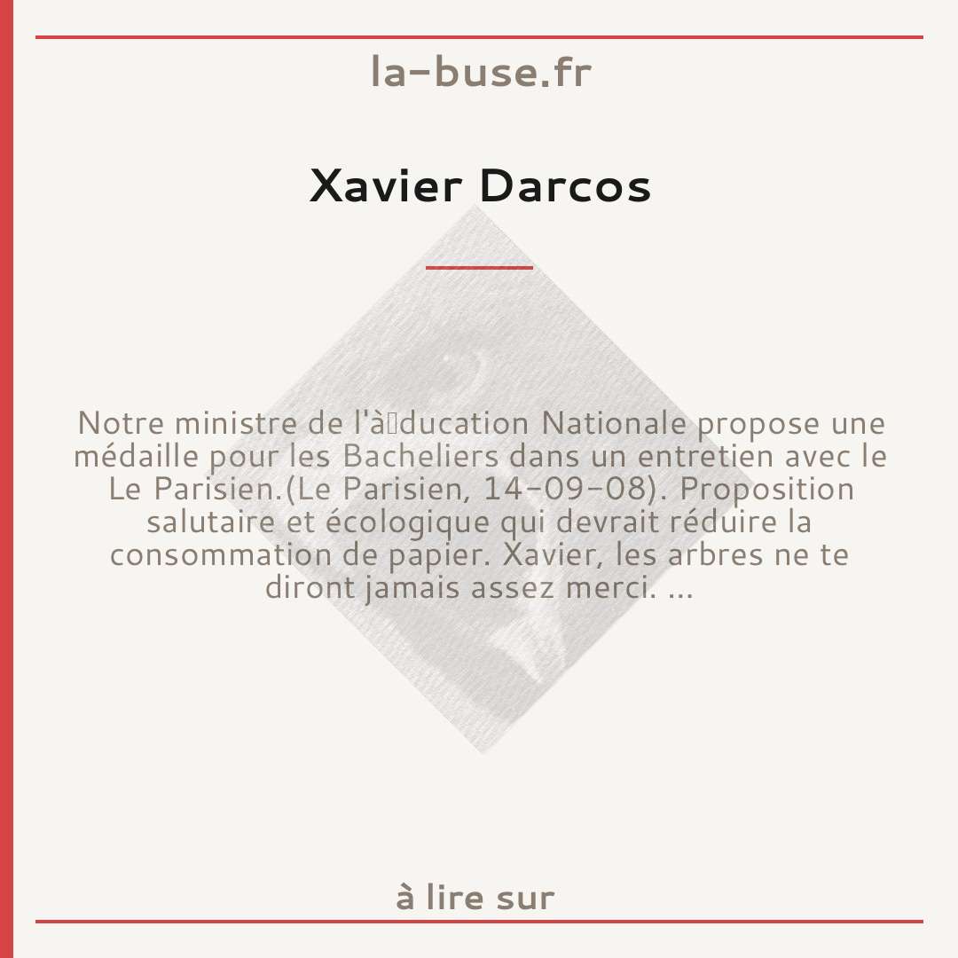 Xavier Darcos