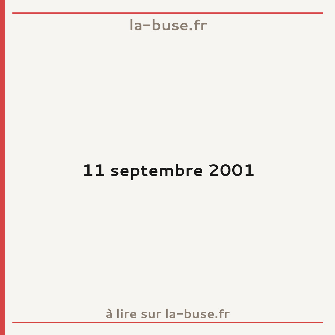 11 septembre 2001