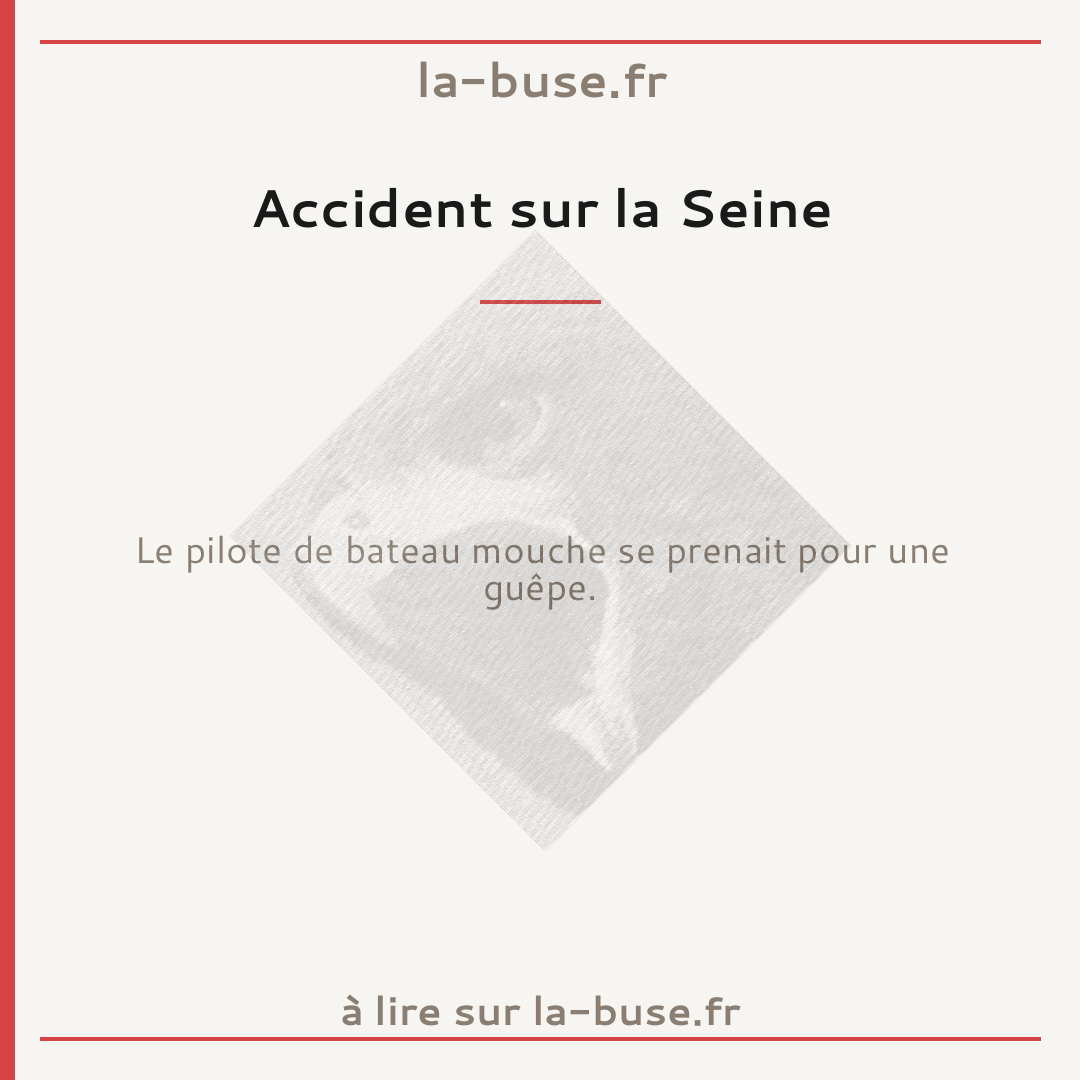 Accident sur la Seine