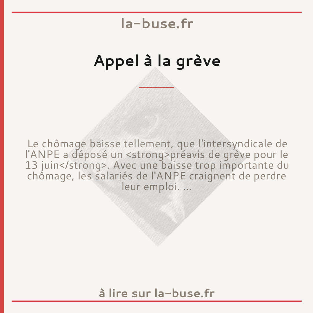 Appel à la grève