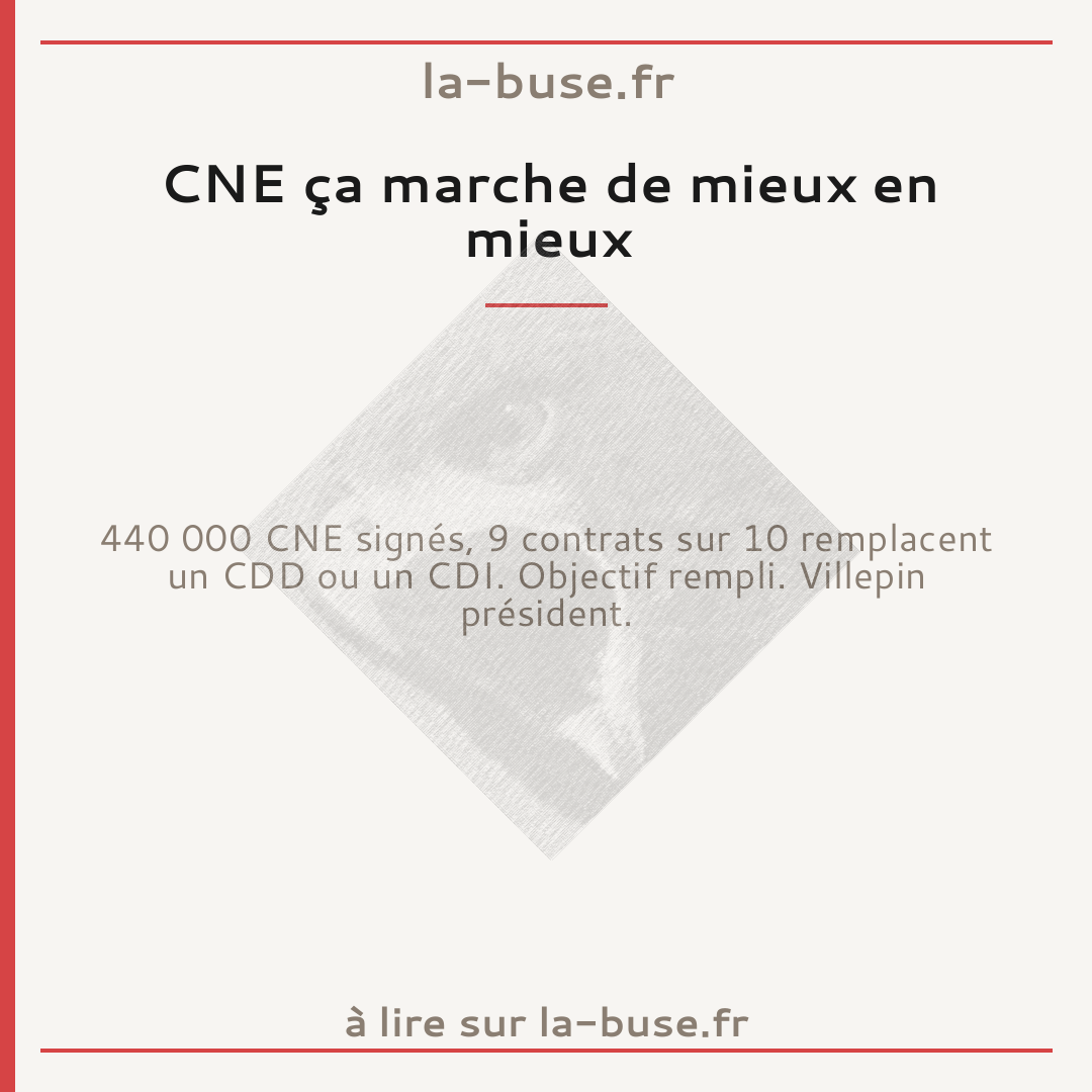 CNE ça marche de mieux en mieux