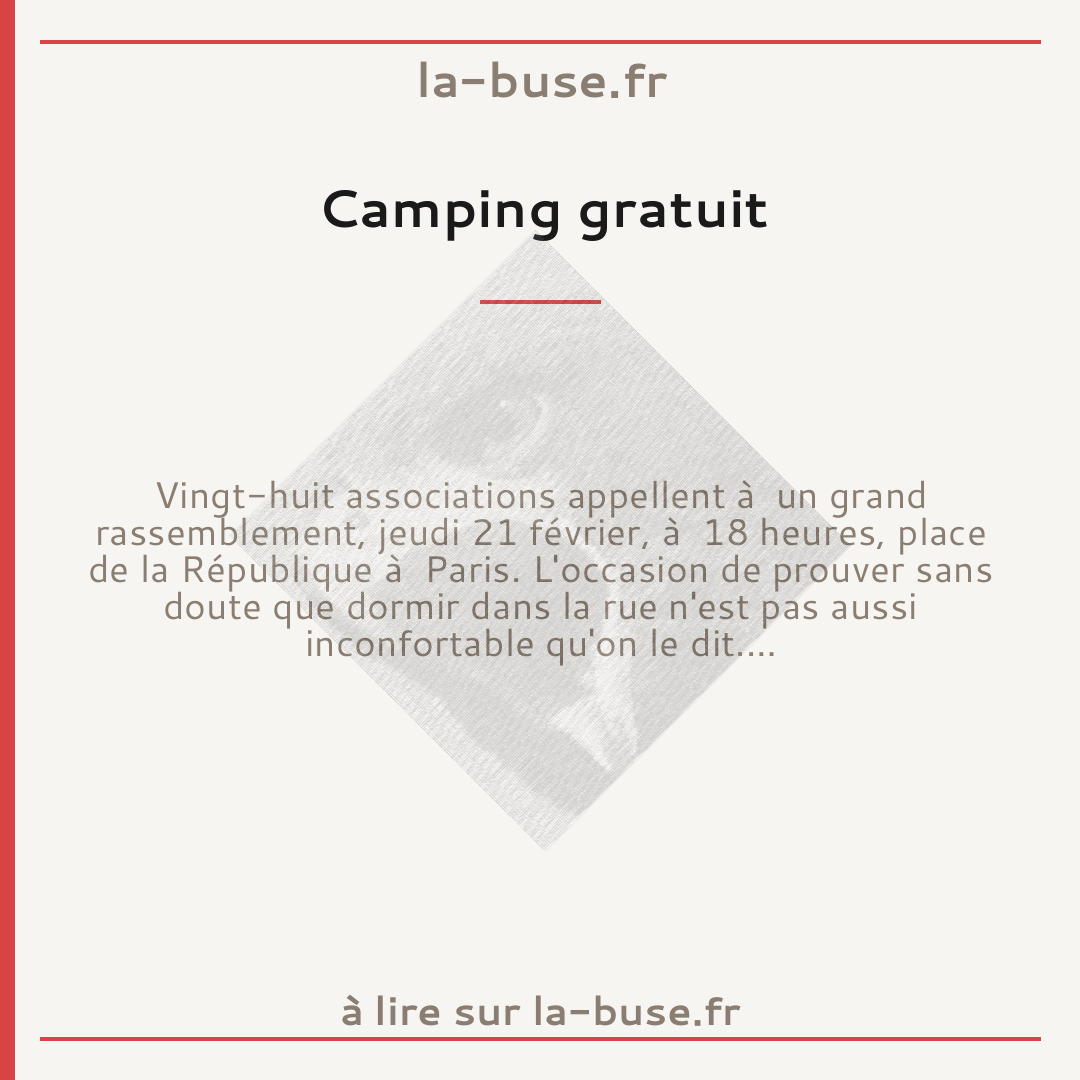 Camping gratuit