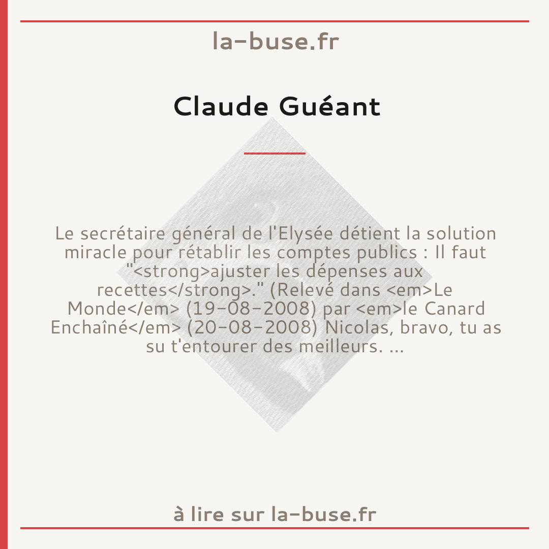 Claude Guéant