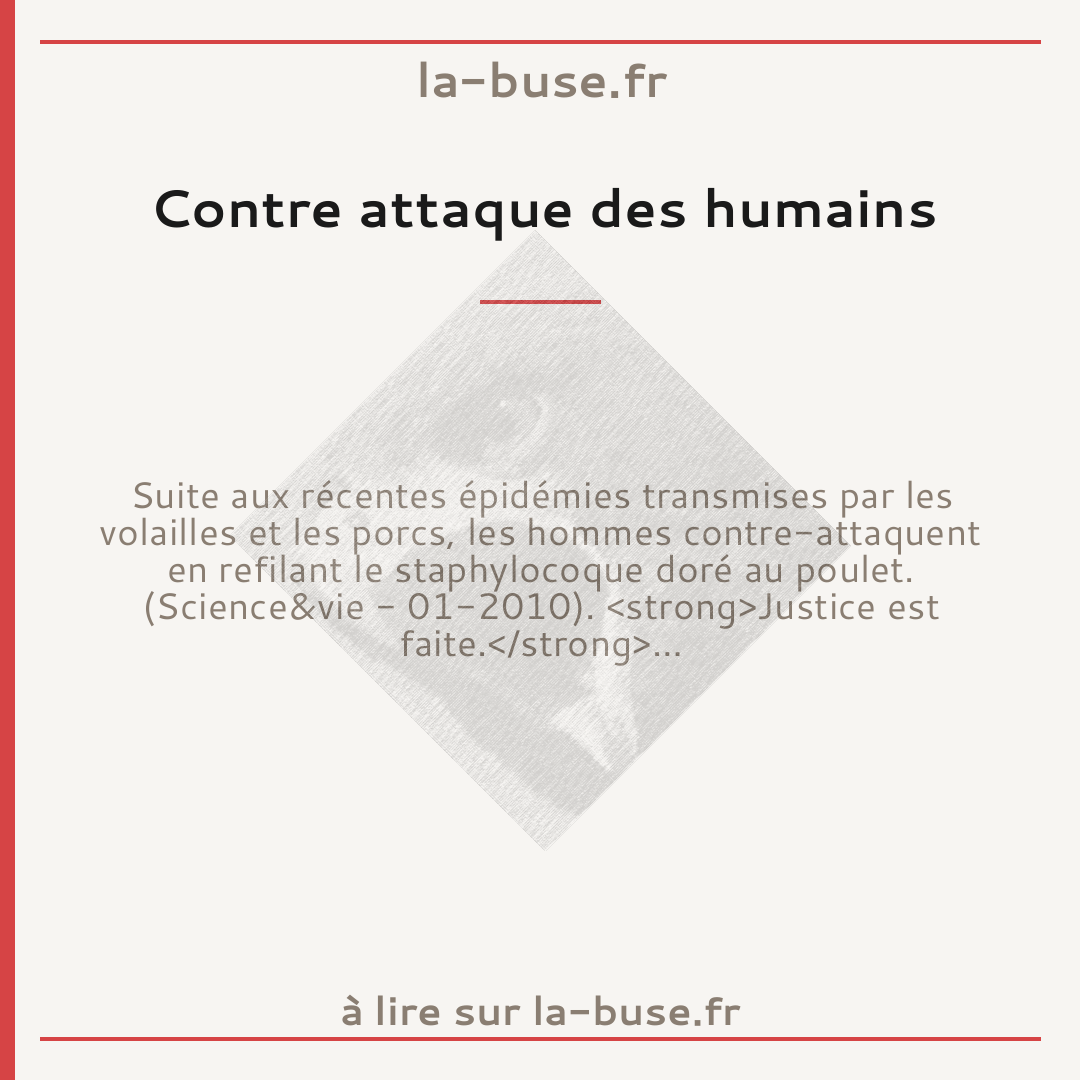 Contre attaque des humains